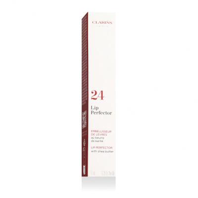 Clarins Lip Perfector Luciu de buze pentru femei 12 ml Nuanţă 24 fuchsia glow