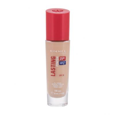 Rimmel London Lasting Finish 25H SPF20 Fond de ten pentru femei 30 ml Nuanţă 100 Ivory