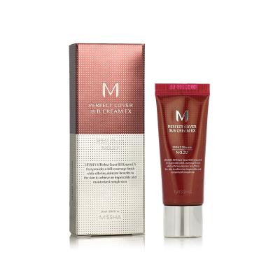 Missha M Perfect Cover BB Cream EX SPF42 Cremă BB pentru femei 20 ml Nuanţă No.27 Honey Beige