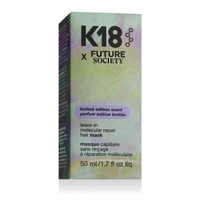 K18 x Future Society Leave-In Molecular Repair Hair Mask Mască de păr pentru femei 50 ml