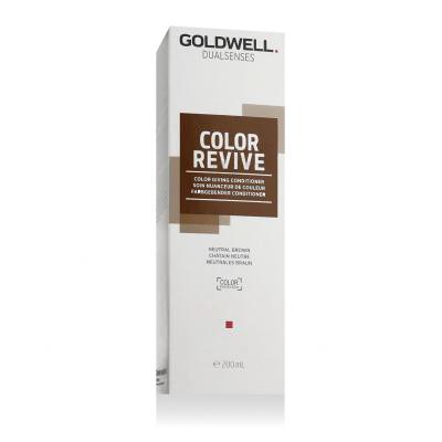 Goldwell Dualsenses Color Revive Color Giving Conditioner Neutral Brown Balsam de păr pentru femei 200 ml
