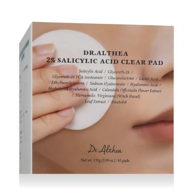 Dr. Althea 2% Salicylic Acid Clear Pad Șervețele faciale 65 buc