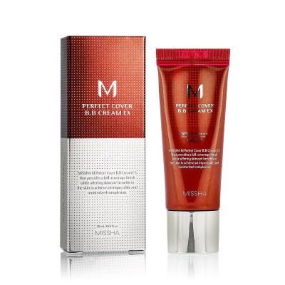 Missha M Perfect Cover BB Cream EX SPF42 Cremă BB pentru femei 20 ml Nuanţă No.21 Light Beige