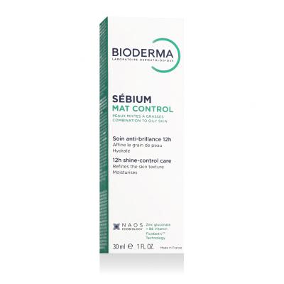 BIODERMA Sébium Mat Control 12h Shine-Control Care Cremă de zi pentru femei 30 ml
