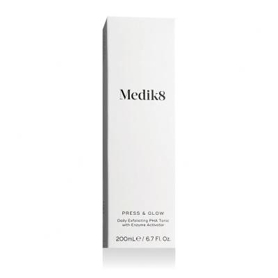 Medik8 Press &amp; Glow Daily Exfoliating PHA Tonic Loțiuni și ape termale 200 ml