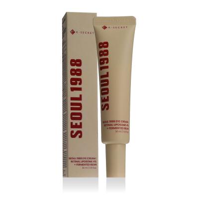 K-Secret Seoul 1988 Retinal Lipsome 4% + Fermented Bean Eye Cream Cremă de ochi 30 ml