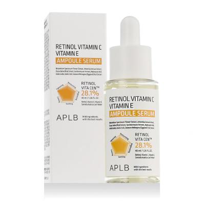 APLB Retinol Vitamin C Vitamin E Ampoule Serum Ser facial 40 ml