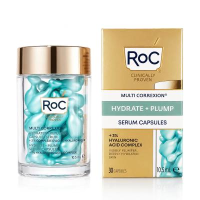 RoC Multi Correxion Hydrate + Plump Serum Capsules Ser facial pentru femei 30 buc