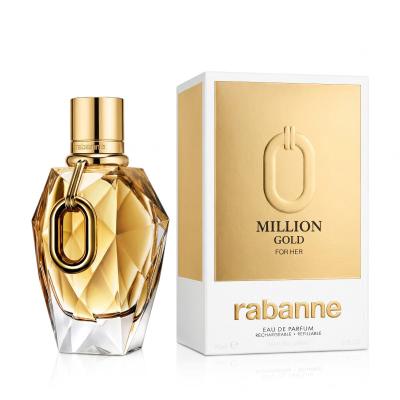 Paco Rabanne Million Gold Apă de parfum pentru femei Reincarcabil 90 ml