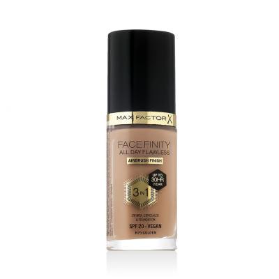 Max Factor Facefinity All Day Flawless SPF20 Fond de ten pentru femei 30 ml Nuanţă N75 Golden