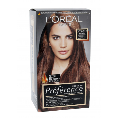 L&#039;Oréal Paris Préférence Récital Vopsea de păr pentru femei 60 ml Nuanţă 5,25-M2 Antigua