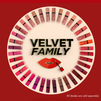 BOURJOIS Paris Rouge Edition Velvet Ruj de buze pentru femei 7,7 ml Nuanţă 09 Happy Nude Year