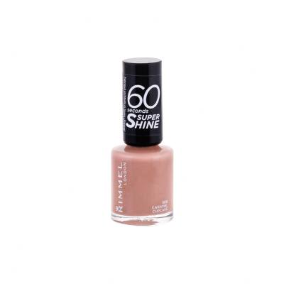 Rimmel London 60 Seconds Super Shine Lac de unghii pentru femei 8 ml Nuanţă 500 Caramel Cupcake