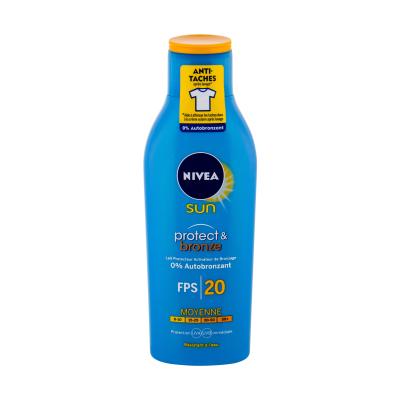 Nivea Sun Protect &amp; Bronze Sun Lotion SPF20 Pentru corp 200 ml