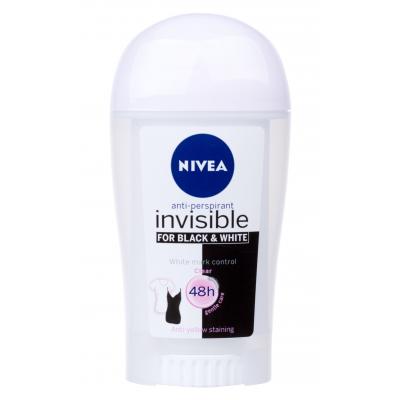 Nivea Black & White Invisible Clear 48h Antiperspirant pentru femei 40 ml