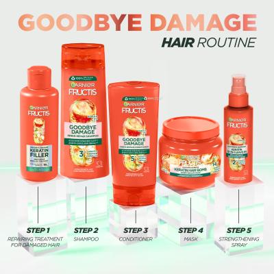 Garnier Fructis Goodbye Damage Repairing Shampoo Șampon pentru femei 250 ml