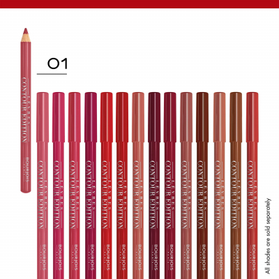 BOURJOIS Paris Contour Edition Creion de buze pentru femei 1,14 g Nuanţă 01 Nude Wave