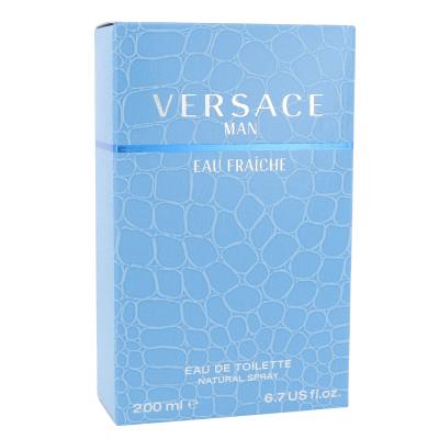 Versace Man Eau Fraiche Apă de toaletă pentru bărbați 200 ml Cutie cu defect