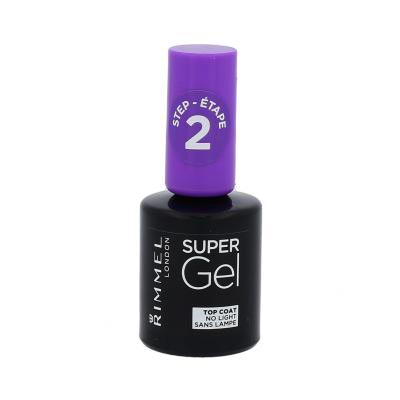 Rimmel London Super Gel Top Coat Lac de unghii pentru femei 12 ml