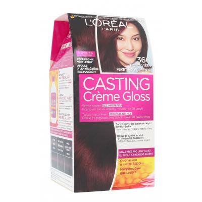 L'Oréal Paris Casting Creme Gloss Vopsea de păr pentru femei 48 ml Nuanţă 360 Black Cherry