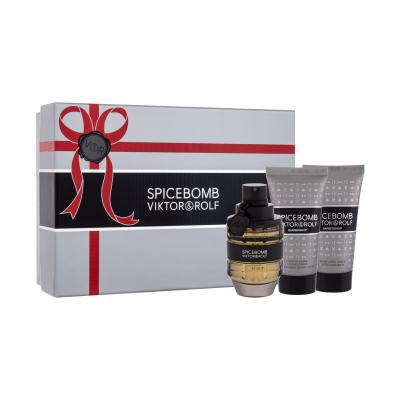Viktor & Rolf Spicebomb Set cadou EDT 50 ml + Crema de barbierit 50 ml + Balsam dupa barbierit 50 ml