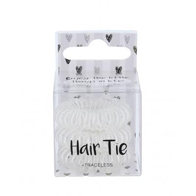 2K Hair Tie Elastice de păr pentru femei 3 buc Nuanţă Clear
