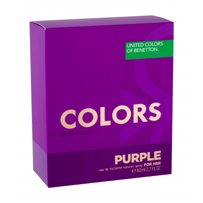 Benetton Colors de Benetton Purple Apă de toaletă pentru femei 80 ml