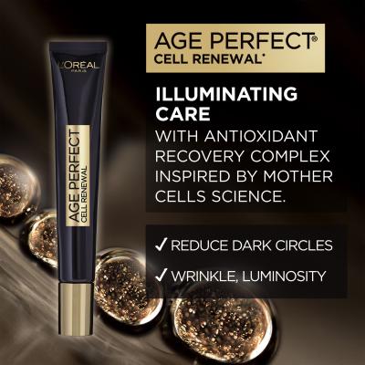 L&#039;Oréal Paris Age Perfect Cell Renew Illuminating Eye Cream Cremă de ochi pentru femei 15 ml