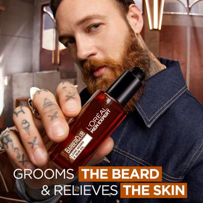 L&#039;Oréal Paris Men Expert Barber Club Long Beard &amp; Skin Oil Ulei de barbă pentru bărbați 30 ml