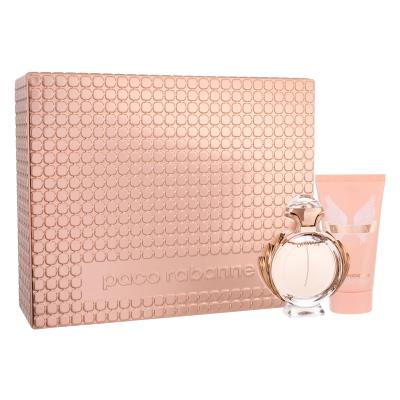 Paco Rabanne Olympéa Set cadou apă de parfum 50 ml + loțiune corporală 75 ml Cutie cu defect