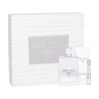 Jimmy Choo Man Ice Set cadou EDT 100 ml + Balsam dupa barbierit 100 ml + EDT 7,5 ml