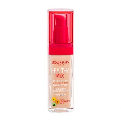 BOURJOIS Paris Healthy Mix Anti-Fatigue Foundation Fond de ten pentru femei 30 ml Nuanţă 55 Dark Beige