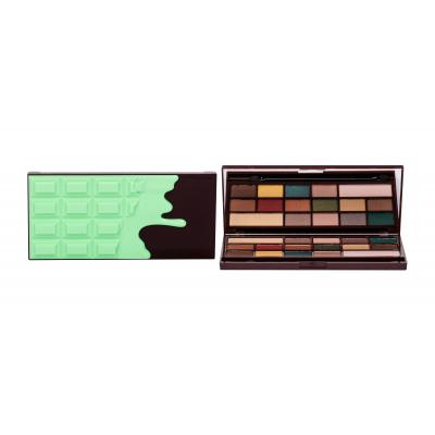 I Heart Revolution Chocolate Eyeshadow Palette Fard de pleoape pentru femei 22 g Nuanţă Mint Chocolate