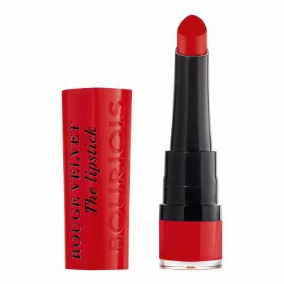 BOURJOIS Paris Rouge Velvet The Lipstick Ruj de buze pentru femei 2,4 g Nuanţă 08 Rubi´s Cute