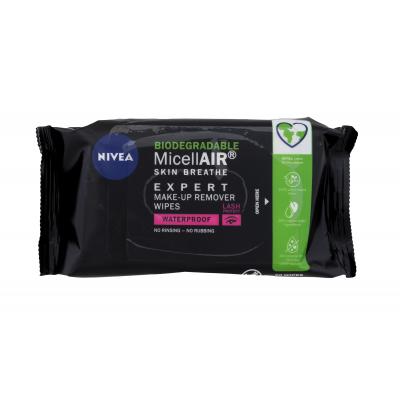 Nivea MicellAIR® Expert Waterproof Șervețele faciale pentru femei 20 buc
