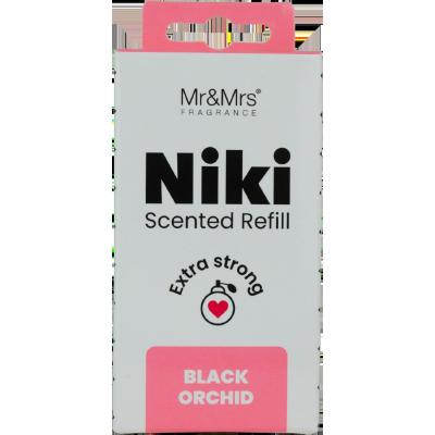 Mr&amp;Mrs Fragrance Niki Refill Black Orchid Parfumuri de mașină Rezerva 1 buc