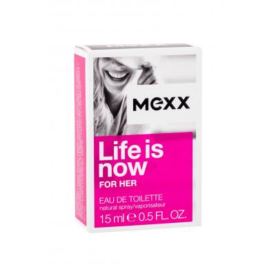 Mexx Life Is Now For Her Apă de toaletă pentru femei 15 ml