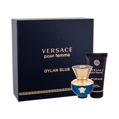 Versace Pour Femme Dylan Blue Set cadou Apă de parfum 30 ml + loțiune de corp 50 ml Cutie cu defect