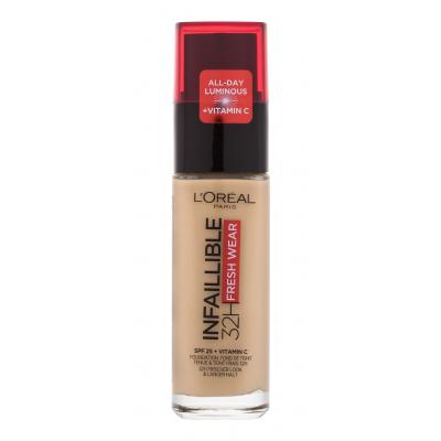 L'Oréal Paris Infaillible 32H Fresh Wear SPF25 Fond de ten pentru femei 30 ml Nuanţă 140