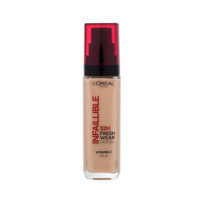 L&#039;Oréal Paris Infaillible 32H Fresh Wear SPF25 Fond de ten pentru femei 30 ml Nuanţă 140