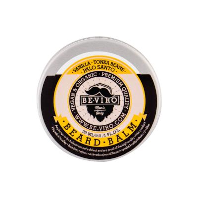 Be-Viro Men´s Only Beard Balm Vanilla, Tonka Beans, Palo Santo Balsam pentru barbă pentru bărbați 30 ml
