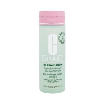 Clinique All About Clean Liquid Facial Soap Oily Skin Formula Săpun facial pentru femei 200 ml