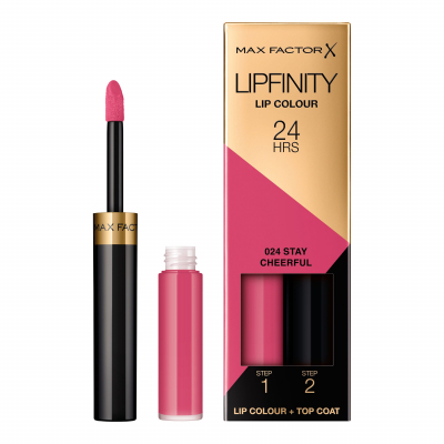 Max Factor Lipfinity 24HRS Lip Colour Ruj de buze pentru femei 4,2 g Nuanţă 024 Stay Cheerful