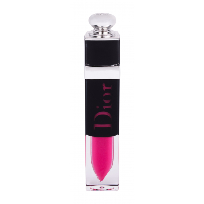 Dior Dior Addict Lacquer Plump Ruj de buze pentru femei 5,5 ml Nuanţă 676 Dior Fever