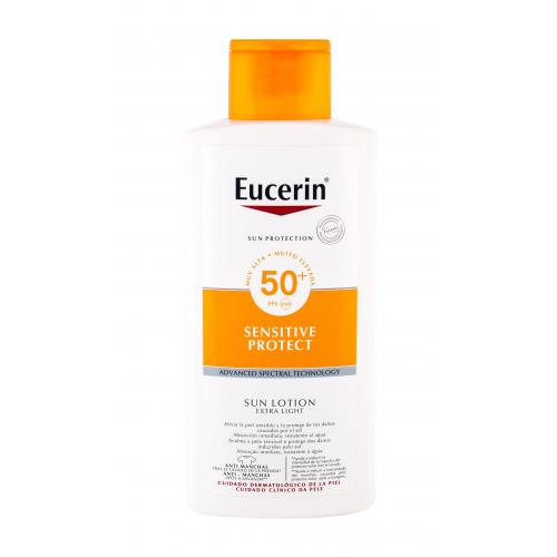 Eucerin Sun Sensitive Protect Sun Lotion SPF50+ 400 ml protecție solară pentru corp unisex Rezistent la apă