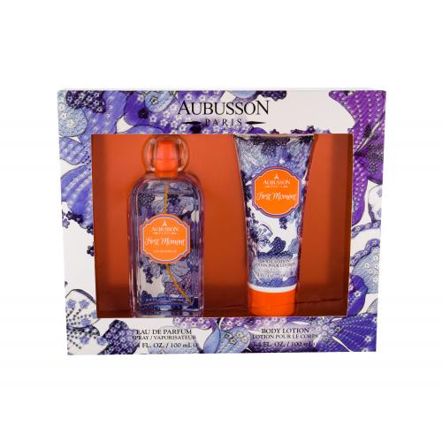 Aubusson First Moment set cadou EDP 100 ml + Lapte de corp 100 ml pentru femei