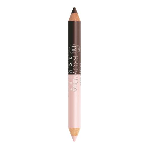 BOURJOIS Paris Brow Duo Sculpt 3 g creion de sprâncene pentru femei 23 Brown