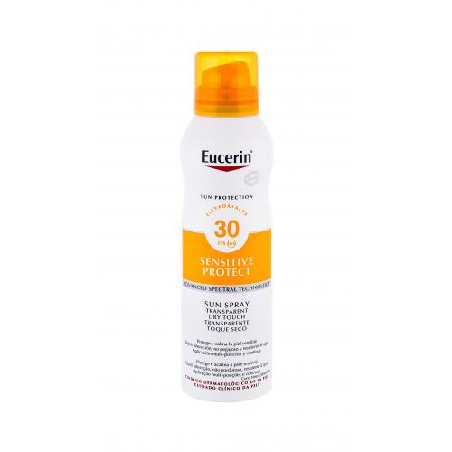 Eucerin Sun Sensitive Protect Sun Spray Dry Touch SPF30 200 ml protecție solară pentru corp unisex Rezistent la apă