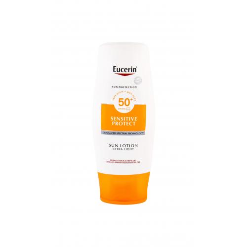 Eucerin Sun Sensitive Protect Sun Lotion SPF50+ 150 ml protecție solară pentru corp unisex Rezistent la apă