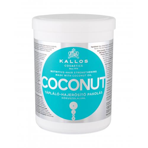 Kallos Cosmetics Coconut 1000 ml mască de păr pentru femei